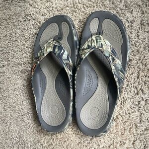 CROCS Camouflage Flip Flops